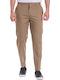 Emporio Armani Herrenhose Anzughose in Normaler Passform Beige