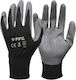 FFG Gloves for Work Electrician Black Nitrile/Polyester 1pcs