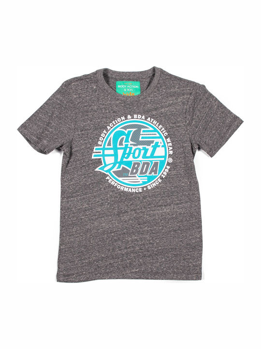 Body Action Kinder-T-Shirt Gray