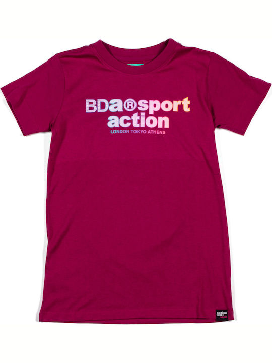 Body Action Kinder-T-Shirt Fuchsie