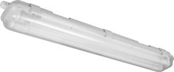 Elmark Bella Single-Ended Outdoor Lighting Batten T8 with 2 LED Lamps 20W 60cm