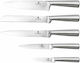 Berlinger Haus Knife Set with Block from Stainless Steel 6pcs