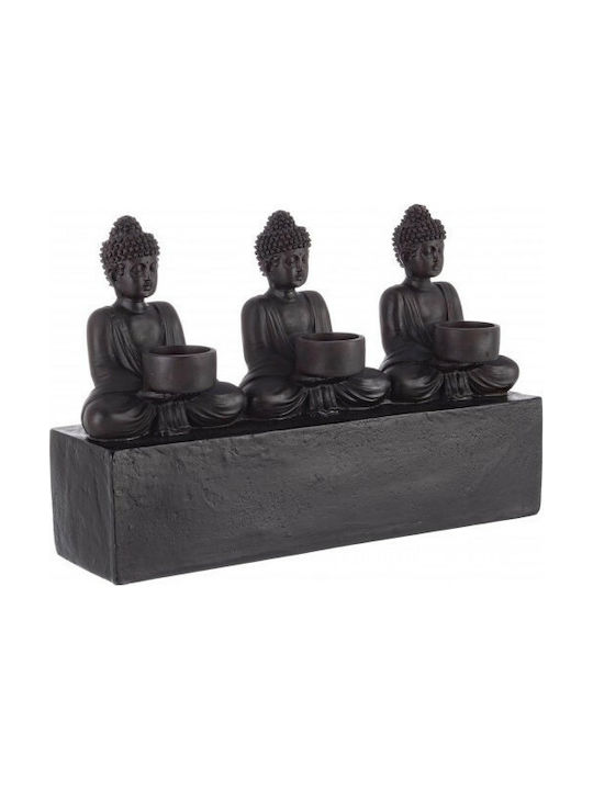 Bizzotto Decorative Buddha made of Plastic 24.5x22.5x31.4cm 1pcs