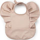 Elodie Details Σαλιάρα Υφασμάτινη με Αυτοκόλλητο Powder Pink με Τσέπη για 3 m+