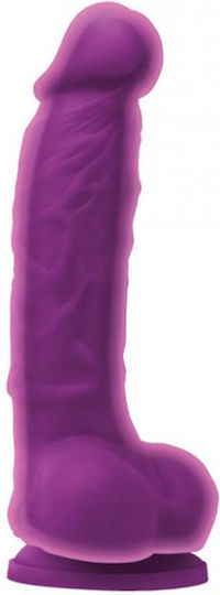 Ns Novelties Colours Dual Density Dildo Realistisches Dildo Mit Saugnapf Lila 13cm