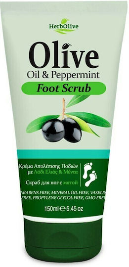 Madis Herbolive Olive Oil & Peppermint Scrub for Feet 150ml