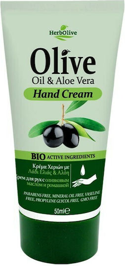 Madis HerbOlive Olive Oil Feuchtigkeitsspendende Handcreme Aloe Vera 50ml