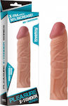 Lovetoy Pleasure X Tender Extra Girth Penis Extension 17cm Flesh