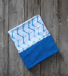 Nima Beach Towel Cotton Blue 200x150cm. 24022