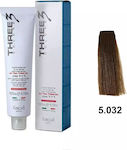 Faipa Three Colore Cream Color Haarfarbe 5.032 Chestnut Light Chocolate 120ml