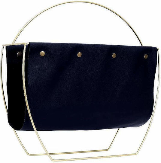 Raft De Reviste Cu Mâner Metalic Negru 40x41x13cm RG6253