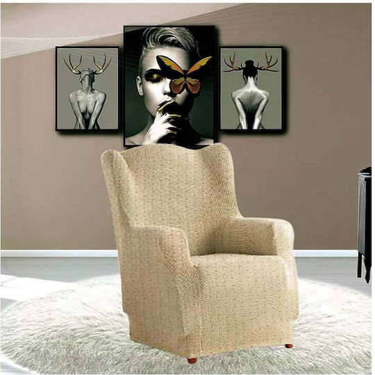 SB Home Sabrina Elastische Abdeckung für Sessel Cream 70x110cm 1Stück 03.00446