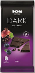 ION Dark Σοκολάτα Υγείας Super Fruits 90gr