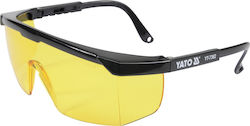 Yato Γυαλιά Εργασίας για Προστασία με Κίτρινους Φακούς