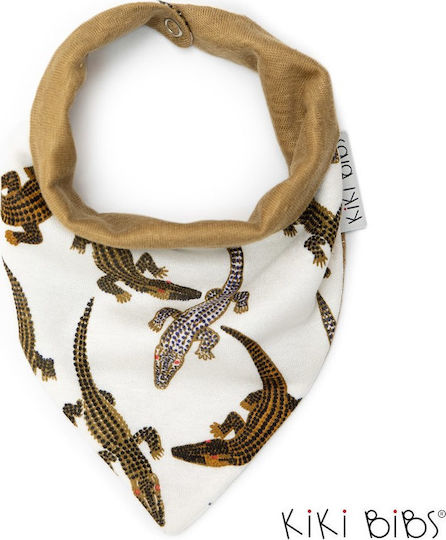 Kiki Bibs Μπαντάνα Υφασμάτινη με Κουμπί Safari για 3 m+ Kiki Bibs Μπαντάνα Υφασμάτινη με Κουμπί Safari για 3 m+