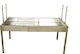 Klapakis Galvanizat Grătar cu Cărbuni 150cmx48cm