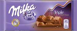 Milka Triple Chocolate Milk Choco Cocoa 90gr 1pcs