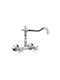 Ottone Meloda Amphore Wall Kitchen Faucet Chrome
