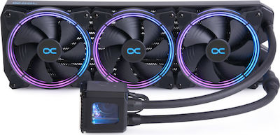 Alphacool Aurora 420 Digital RGB Wasserkühlung für Prozessor Dreifacher Ventilator 140mm für Sockel AM4/AM5/1200/115x