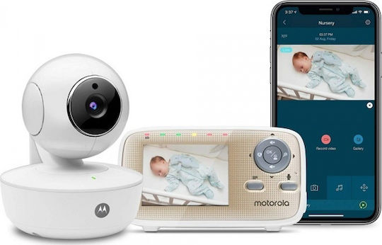 Motorola MBP669 Connect Baby Monitor Ασύρματη Ενδοεπικοινωνία Μωρού με Αμφίδρομη Επικοινωνία & Νανουρίσματα