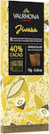 Valrhona Jivara Chocolate Milk with 40% Cocoa 70gr 1pcs