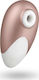 Satisfyer Pro Deluxe Next Generation Sauger Vagina mit Vibration Rose Gold 1Stück