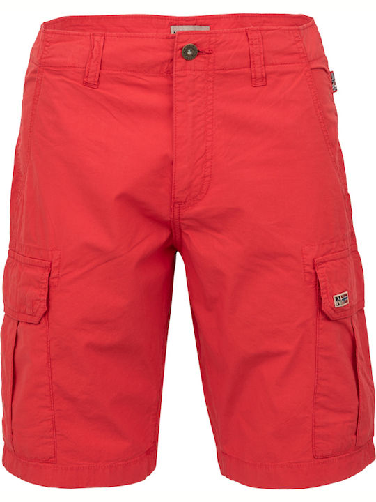 Napapijri Men's Shorts Cargo Red NP0A4E1K-R47