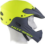 Author Hot Shot HST Full Face Mountain / Downhill Bicycle Helmet Multicolour Yellow