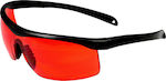 Wurth Safety Glasses for Laser Use with Red Lenses