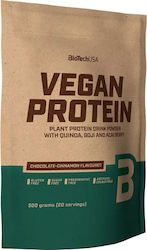 Biotech USA Vegan Protein Fără Gluten & Lactoză cu Aromă de Ciocolată cu scorțișoară 2kg