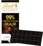 Lindt Excellence Chocolate Dark almond with 99% Cocoa 50gr 1pcs