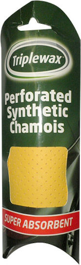 Triplewax Triplewax Perforiertes Chamois Δέρμα Καθαρισμού Αυτοκινήτου 43x43cm