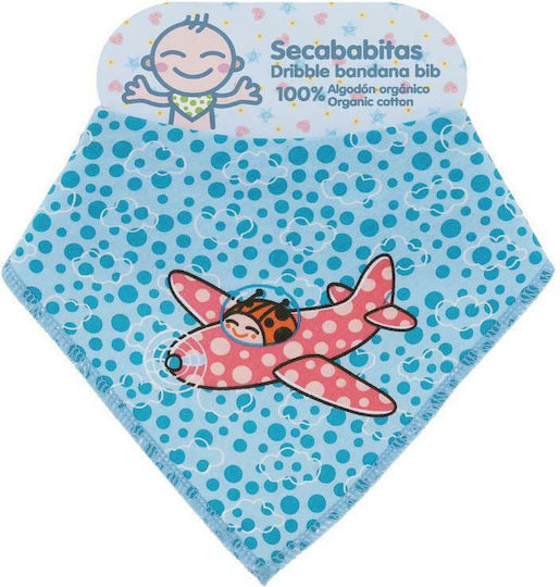 Laken Katuki Saguyaki Plane Waterproof Bandana Fabric with Button Light Blue for 3 m+ YQA