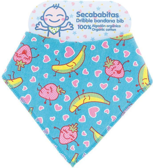 Laken Katuki Saguyaki Waterproof Bandana Fabric with Button Light Blue YQTV