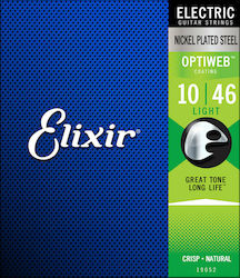 Elixir Set Saiten für E-Gitarre Optiweb 19052