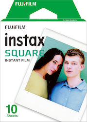 Fujifilm Color Instax Square Instant (10 Exposures) White