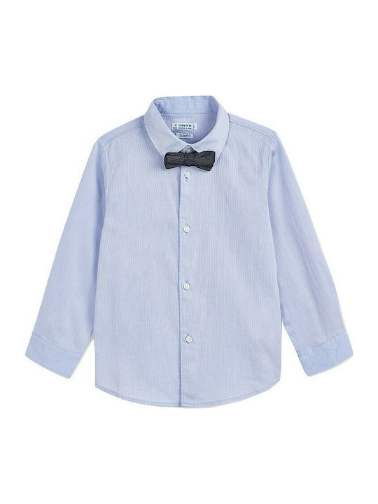 Mayoral Kids One Color Shirt Light Blue