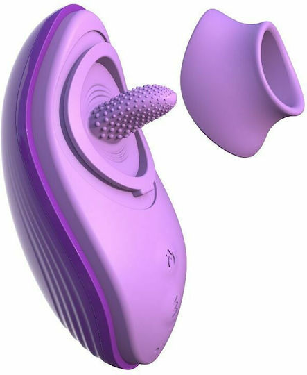 Pipedream Fantasy For Her - Her Silicone Fun Tongue Mini Κλειτοριδικός Δονητής 12cm Purple