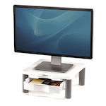 Fellowes Standard Monitor Riser Plus Desktop Stand Monitor Silver