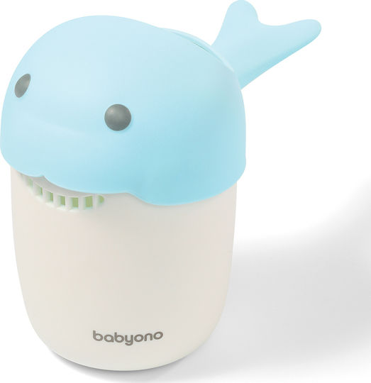 Babyono Rinse Cup Whale Blue 1pcs