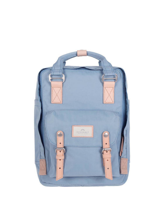 Doughnut Macaroon Fabric Backpack Light Blue