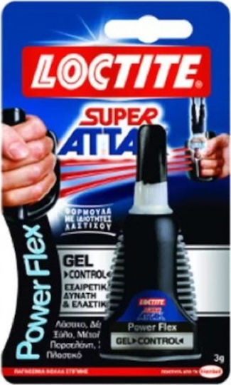 Loctite Κόλλα Gel Στιγμής Super Attak Power Flex Control 3gr