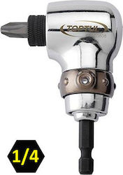 Toptul Eckadapter für Bits 1/4 Adapter mit HEX-Antriebsgröße und Bit-Halter