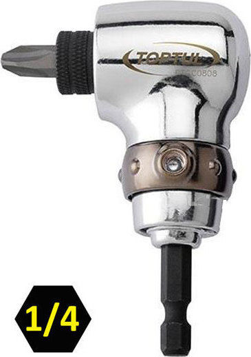 Toptul Adapter with Socket HEX and Output Bit-Halter