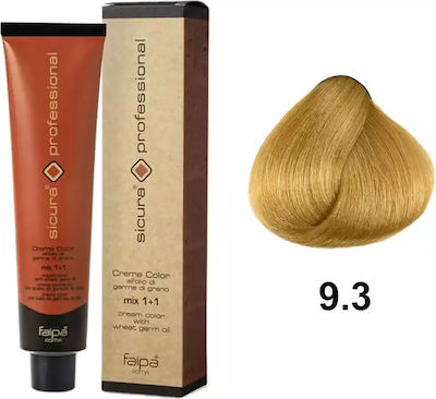 Faipa Sicura Professional Hair Dye 9.3 Blonde Poly Light Gold 120ml