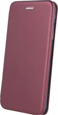 Forcell Carte Piele artificială Burgundy (Galaxy A50)