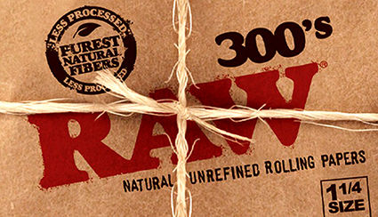 Raw Classic Χαρτάκια Στριφτού Τσιγάρου 1+1/4 300 φύλλα 1τμχ