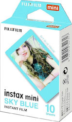 Fujifilm Farbe Instax Mini Sofort (10 Belichtungen) Himmelblau