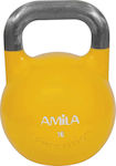 Amila Kettlebell Βινυλίου 16kg Κίτρινο
