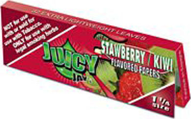 Juicy Jays Strawberry Kiwi Zigarettenpapier 1+1/4 32 Blätter 1Stück